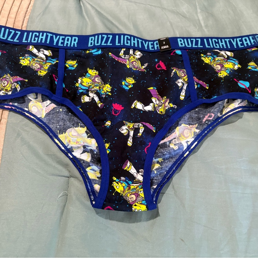 Torrid Buzz Lightyear Cheeky Underwear - Blue and Black